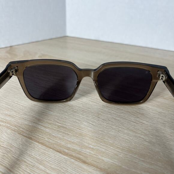 RAEN West Ghost Sunglasses Translucent Brown 55-19-145 Gray Lenses - Picture 7 of 15